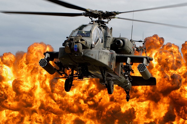 Serang Raqqa, AS Kerahkan Helikopter Apache dan Marinir