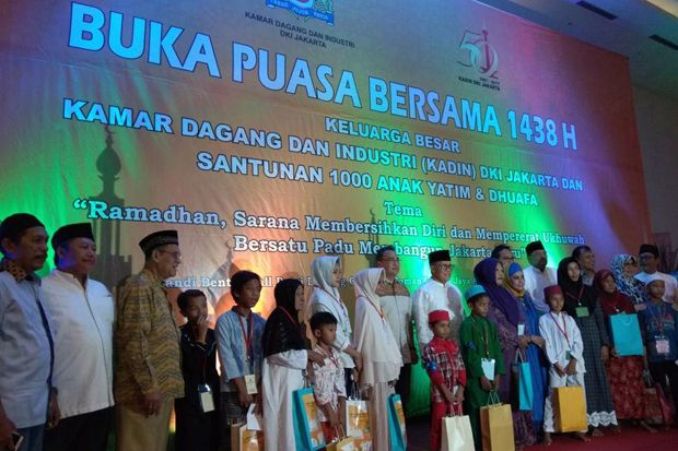 Kadin DKI Jakarta Gelar Buka Puasa Bersama Bareng 1.000 Anak Yatim