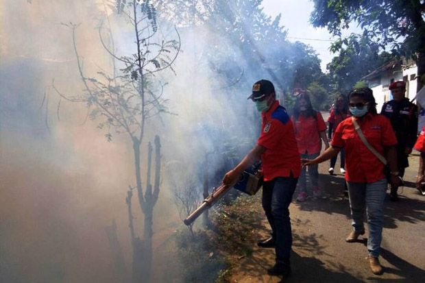 Selain Fogging, DPW Rescue Perindo Jatim Imbau Warga Bersihkan Lingkungan