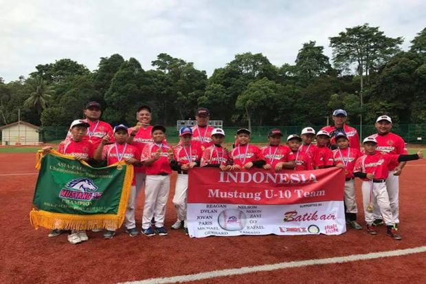 Juara setelah Hantam Filipina, Tim Baseball Indonesia U-10 Tembus Seri Dunia
