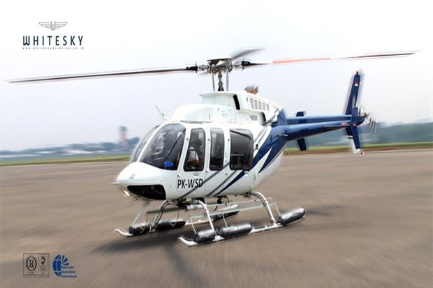 Layanan Helikopter Whitesky Siap Menjamur di Jabotabek