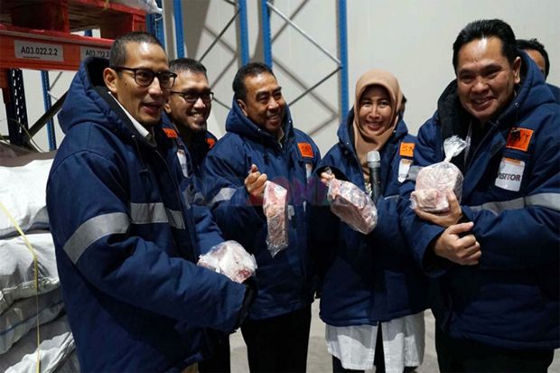 Bulog dan PT Suri Nusantara Jaya Pastikan Pasokan Daging Aman