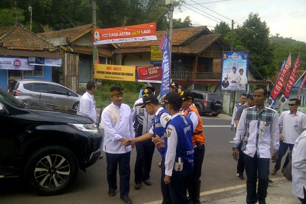 Bupati Bandung Kunjungi Posko Induk Nagreg