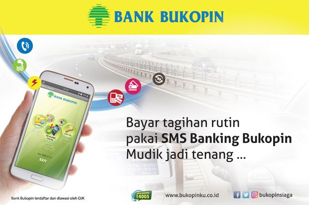 Mudik Nyaman dengan SMS Banking Bukopin