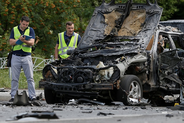 Bom Mobil Tewaskan Pejabat Intelijen Ukraina