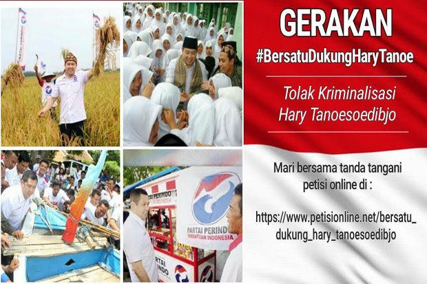 Pengurus DPD Perindo Kobar Galang Petisi Dukung Hary Tanoesoedibjo