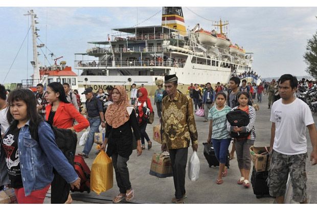 Arus Balik di Pelabuhan Sampit Masih Sepi, 271 Orang Tiba dari Surabaya