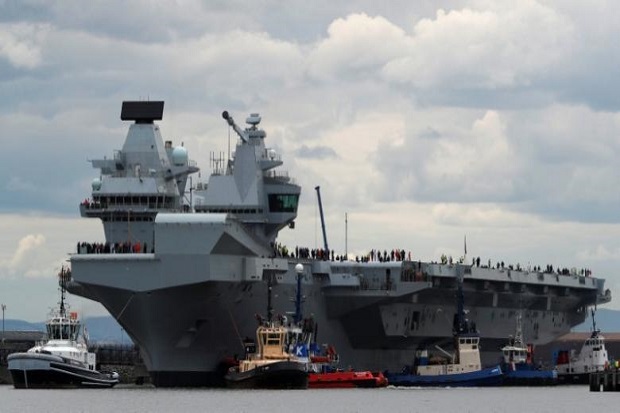 Rusia: Kapal Induk Inggris HMS Queen Elizabeth Target Empuk
