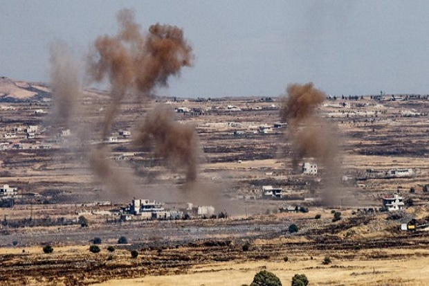 Balas Tembakan Proyektil, Jet Tempur Israel Serang Militer Suriah