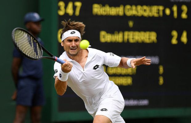 David Ferrer Singkirkan Richard Gasquet di Awal Wimbledon