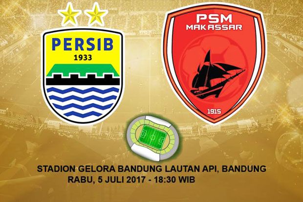 Prediksi Skor Persib Bandung vs PSM Makassar, Liga 1 (5/7/2017)