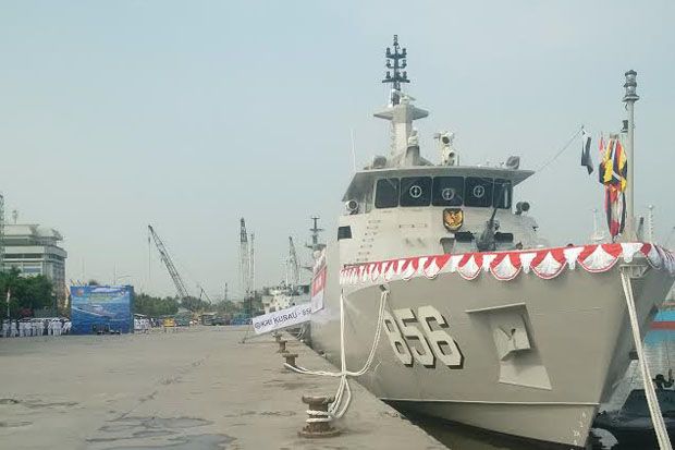 TNI AL Dapat Tambahan Kapal Perang KRI Kuraui-856