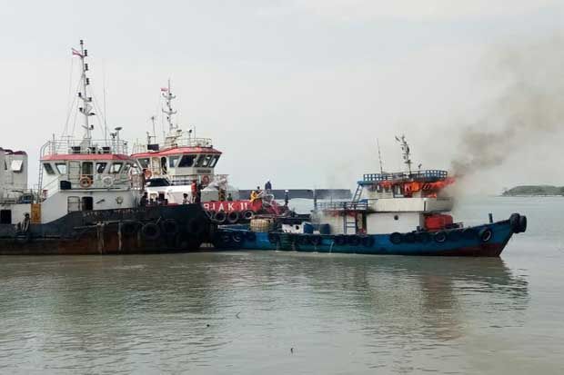 Ada Kapal Terbakar di Perairan Banten