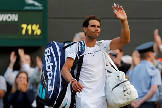 Walau Tersisih, Nadal Simpan Kenangan Manis Wimbledon