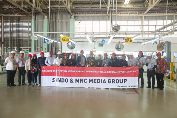 Pererat Silaturahmi, SINDO dan MNC Media Kunjungi Pabrik Toyota di Karawang