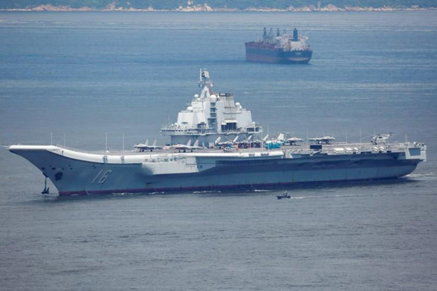 Kapal Induk China Masuk Zona Pertahanan Taiwan