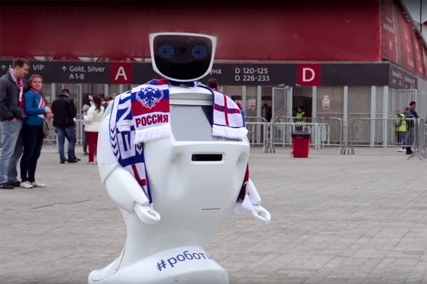 Rusia Ciptakan Robot Pelindung Penonton Piala Dunia 2018