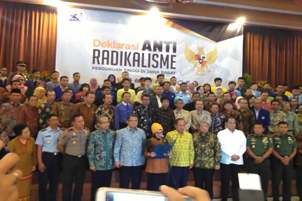 Perguruan Tinggi se-Jawa Barat Deklarasi Anti Radikalisme