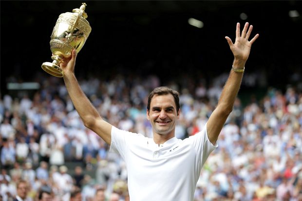 Federer Tak Jamin Bisa Pertahankan Gelar Wimbledon