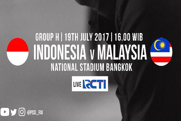 Susunan Pemain Indonesia vs Malaysia, Kualifikasi Piala Asia (19/7/2017)