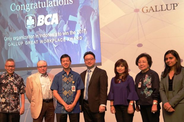 BCA Kembali Raih Gallup Great Workplace Award