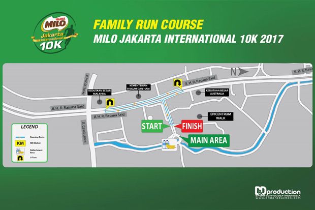 Pengalihan Rute Terkait MILO Jakarta International 10K 2017