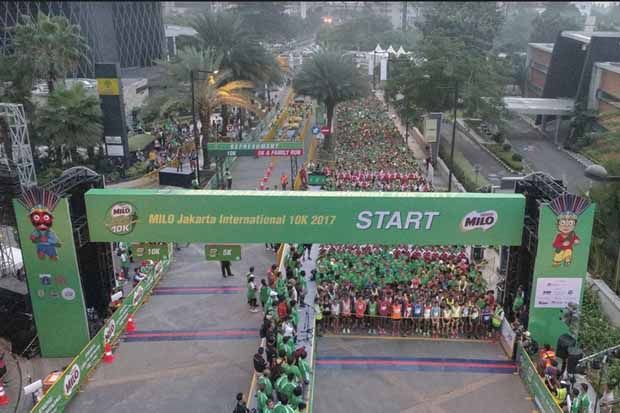 Milo Jakarta International 10k Dimeriahkan 15 Ribu Pelari