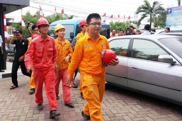 Tak Punya Visa Kerja, 6 Pekerja Tol OKI asal China Diamankan