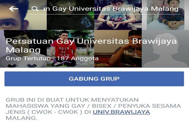 Geger Grup Facebook Persatuan Gay Unibraw, Pihak Kampus Lapor Polisi