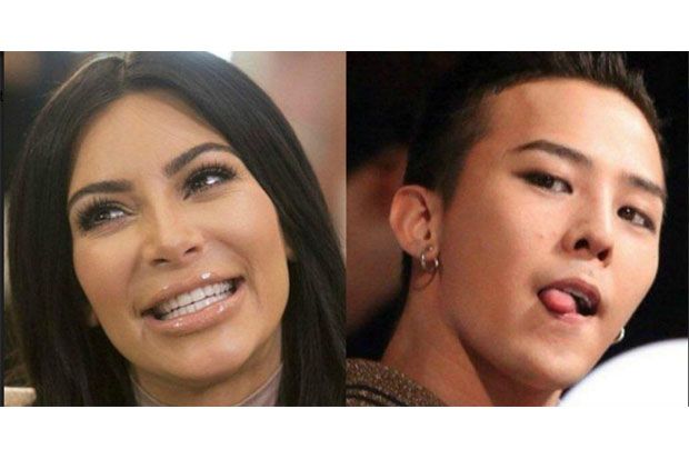 Astaga! Kim Kardashian Suka Lihat G-Dragon Pegang Bokong