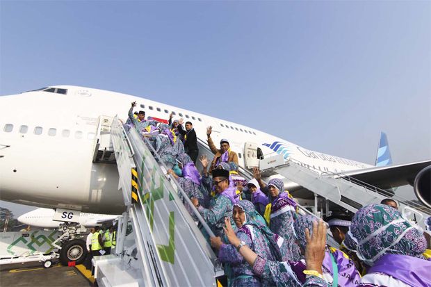 Garuda dan GMF Aero Asia Pastikan Kesiapan Pemberangkatan Haji