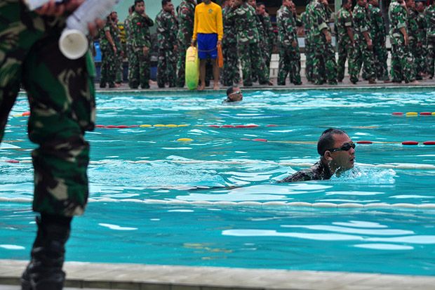 1.000 Prajurit Kodam IV/Diponegoro Ikuti Renang Dasar Militer