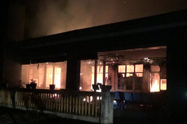 Gedung Puskesmas Samadua di Aceh Selatan Ludes Terbakar