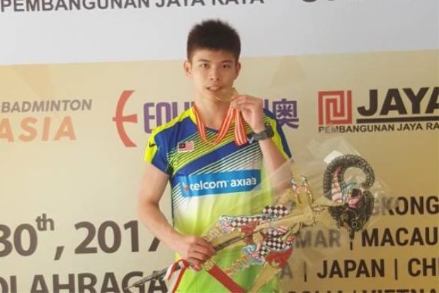 Pemain Tunggal Malaysia Jun Hao Leong Sabet Medali Emas