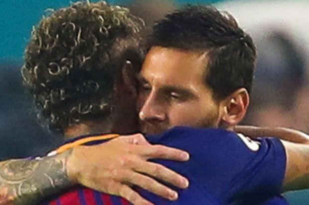 Messi Emosional Ucapkan Selamat Tinggal kepada Neymar