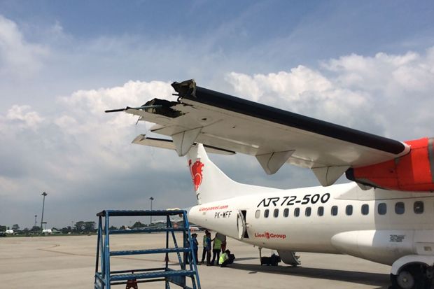 Pesawat Senggolan di Kualanamu, Lion Air Group: Tidak Ada Penumpang Cedera