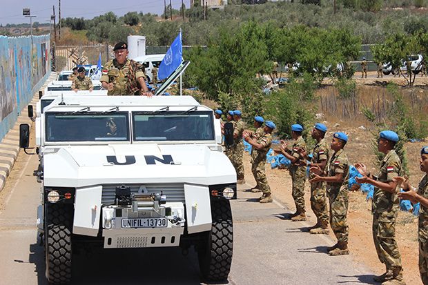 Asops Panglima TNI Kunjungi Markas Indobatt Konga XXIII-K/Unifil di Lebanon
