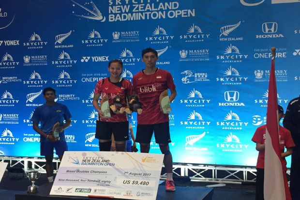 Ronald/Annisa Juara Selandia Baru Open 2017