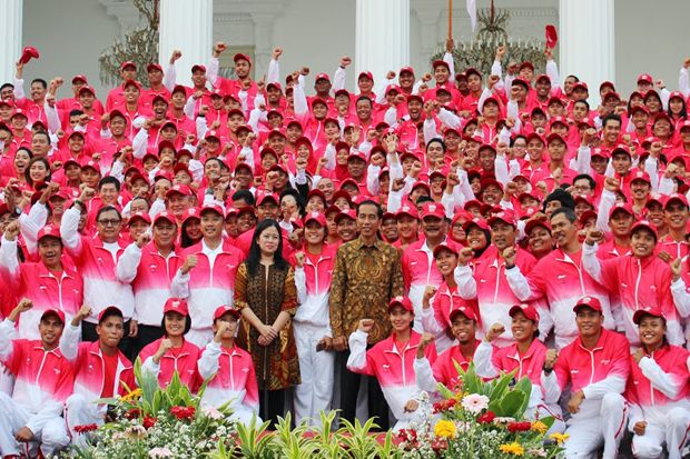 Lepas Kontingen Sea Games, Jokowi Ingatkan Para Atlet Bawa Harum Indonesia
