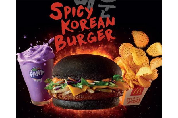 McDonalds Hadirkan Burger Hitam Pedas di Malaysia