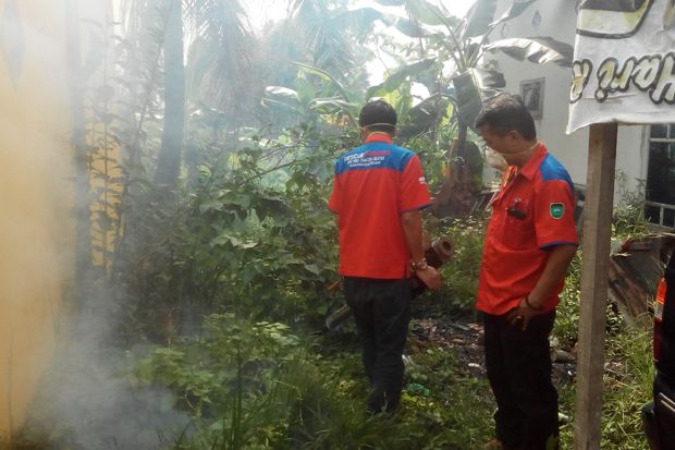 Rescue Perindo Sumsel Fogging 300 Rumah di Sungai Selincah