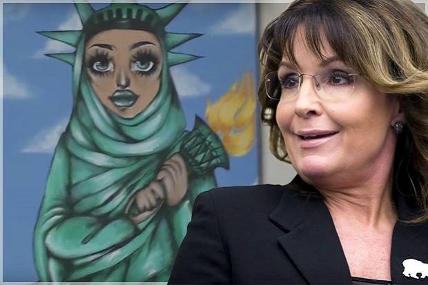 Lukisan Patung Liberty Muslimah Picu Kontroversi di AS