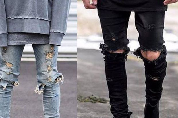 Trendi dengan Celana Jeans Sobek Ala Fashion Blogger