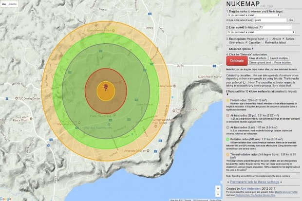 Horor Guam jika Dibom Nuklir Korut dan Pyongyang Dibom Nuklir AS