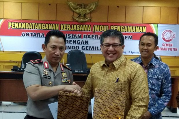 PT Cemindo Gemilang dan Polda Banten Kerja Sama Pengamanan Obyek Vital