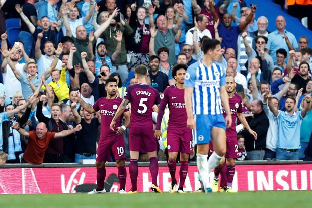 Dibantu Gol Bunuh Diri, Manchester City Sukses Kandaskan Brighton