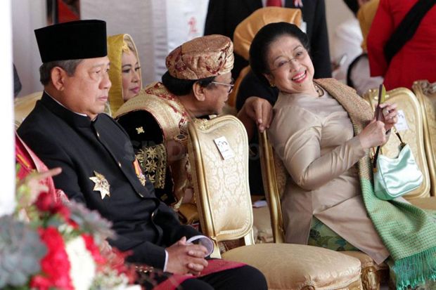 Jokowi Sempat Jamu SBY dan Mega dengan Nasi Tumpeng