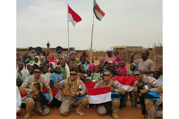 Pasukan Penjaga Perdamaian dari Indonesia Gelar HUT RI di Sudan