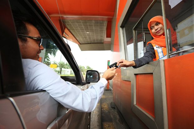 Pengguna Uang Elektronik di Tol Tangerang-Merak Baru 16 Persen