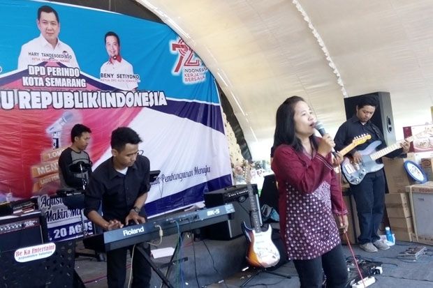 Serunya Kader Perindo Kota Semarang Berlomba Lagu Nasional